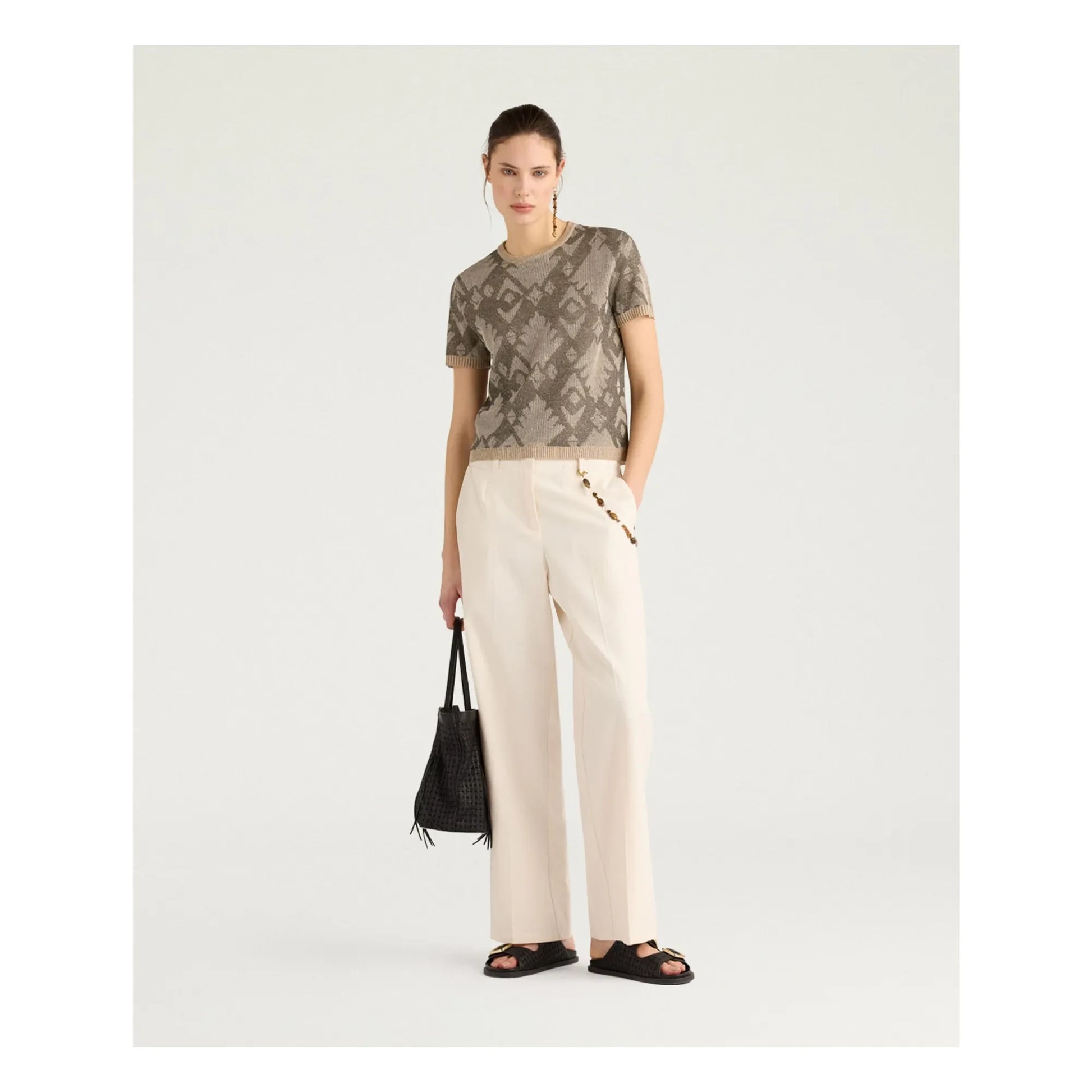 Momoni - Top Bruma | Khaki