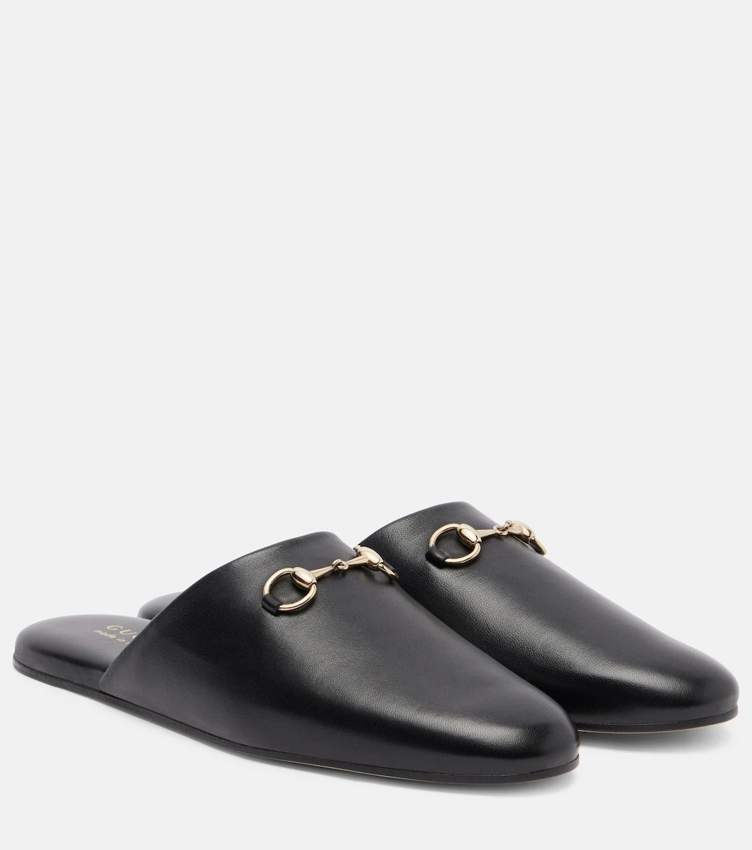 Gucci - Horsebit leather mules