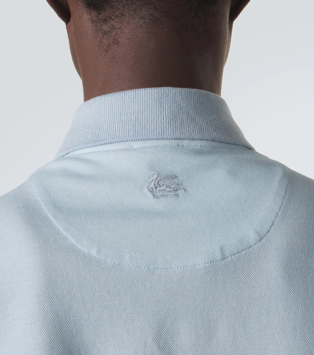 Etro - Printed cotton piqué polo shirt