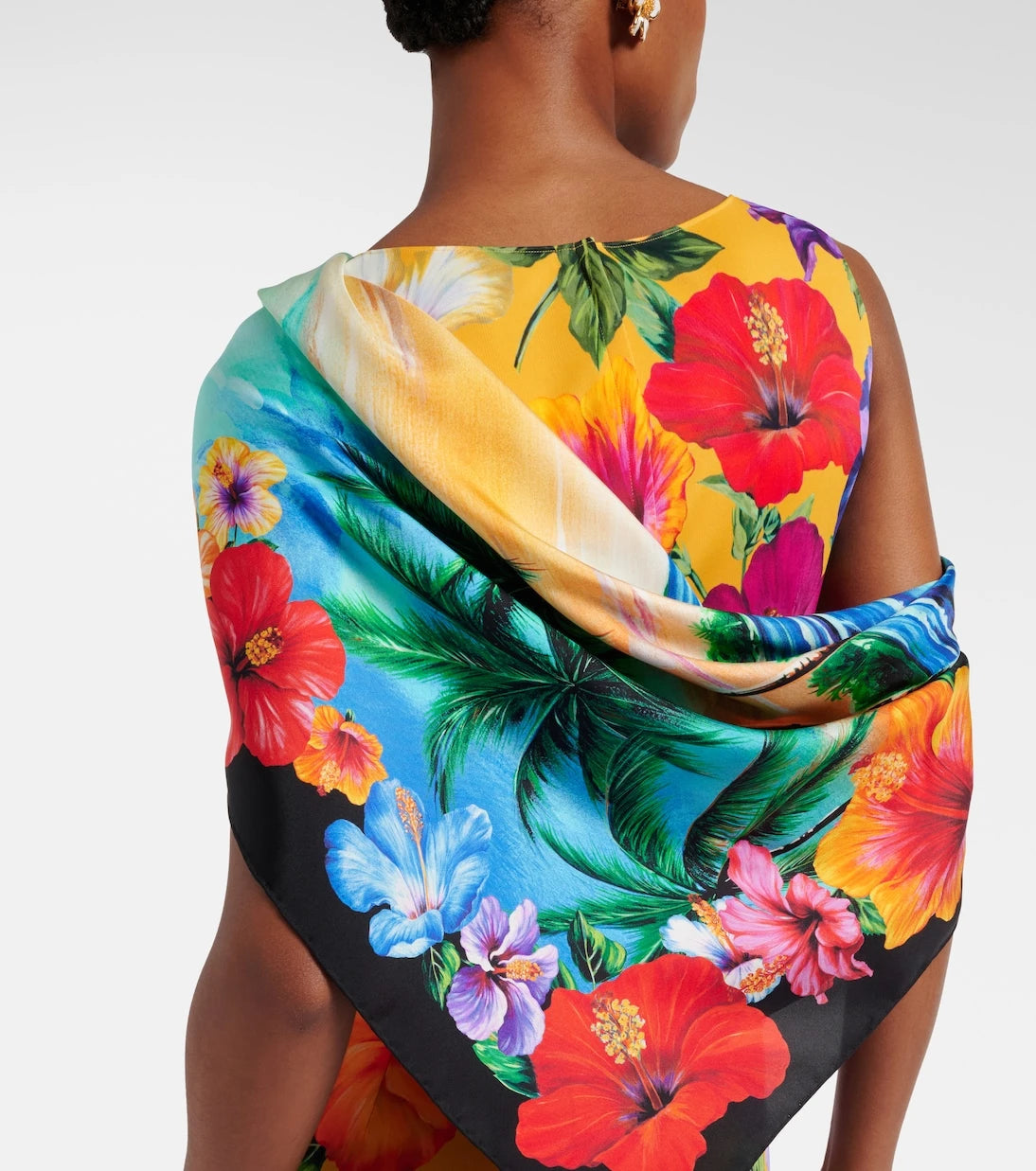 Dolce&Gabbana - Printed silk twill scarf