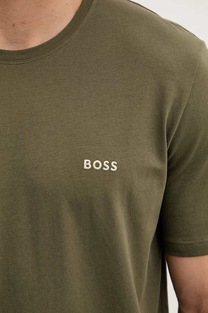BOSS Erkek Ev Tişörtü Pamuklu Elastanlı Mix&Match T-Shirt R