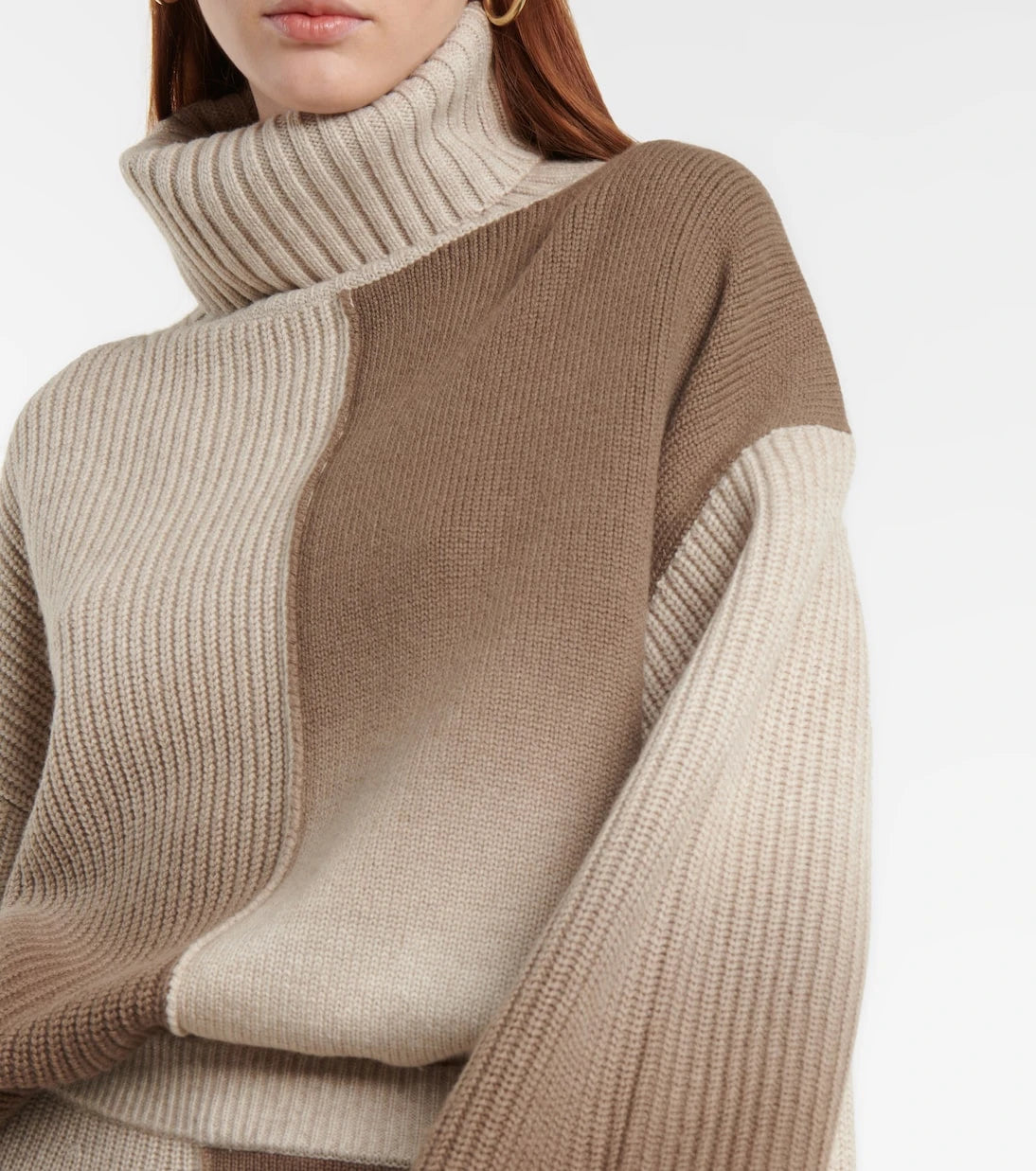 Joseph - Ombré wool-blend turtleneck sweater