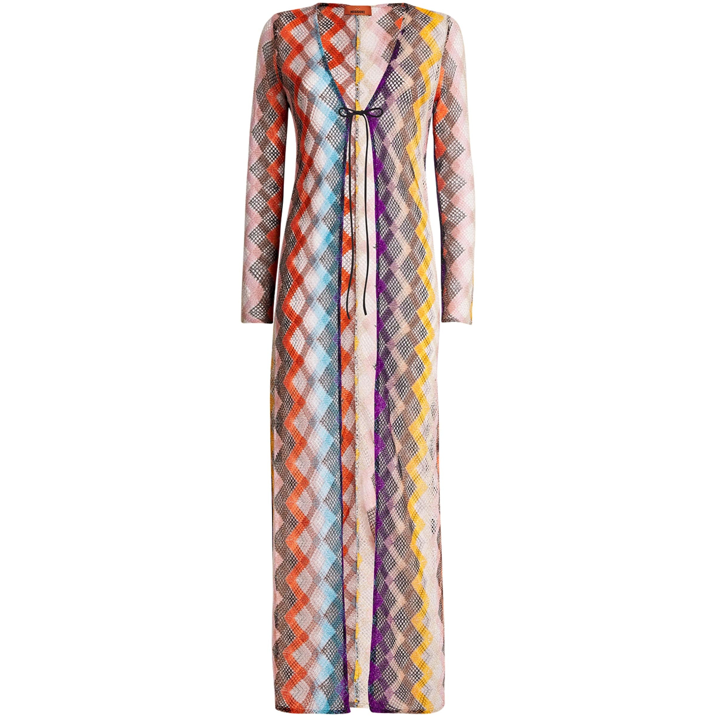 Missoni Multi Zigzag Longline Cardigan