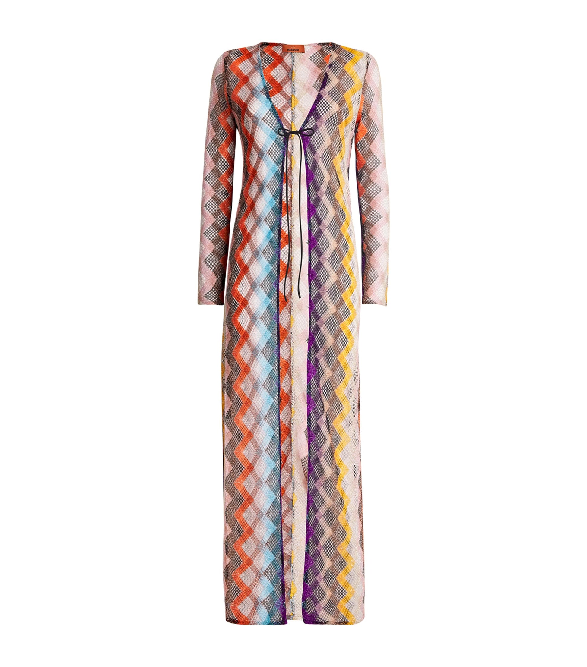 Missoni Multi Zigzag Longline Cardigan