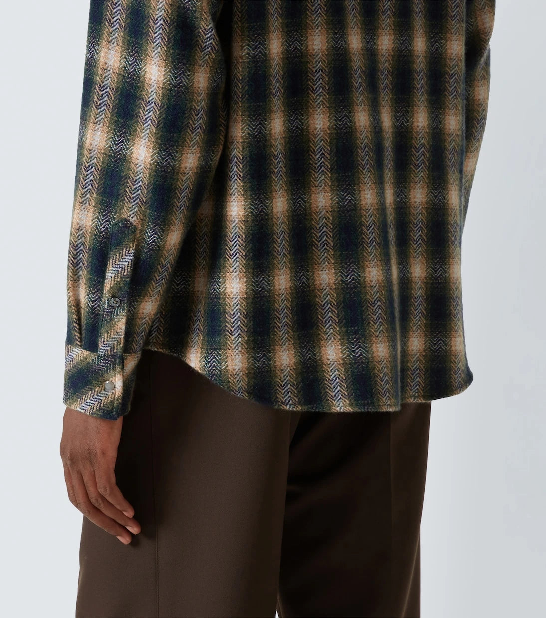 God's True Cashmere - Tartan cashmere shirt