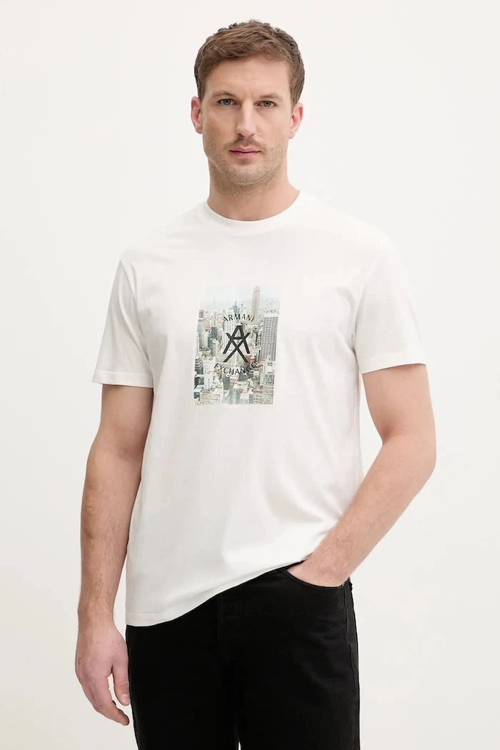 Памучна тениска Armani Exchange