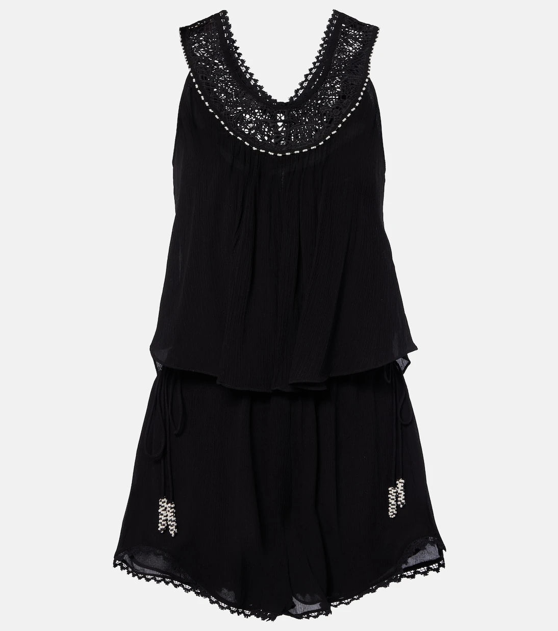 Isabel Marant - Nilany beaded silk romper