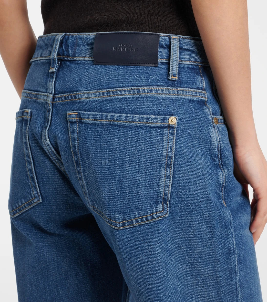 7 For All Mankind - Calie mid-rise straight jeans