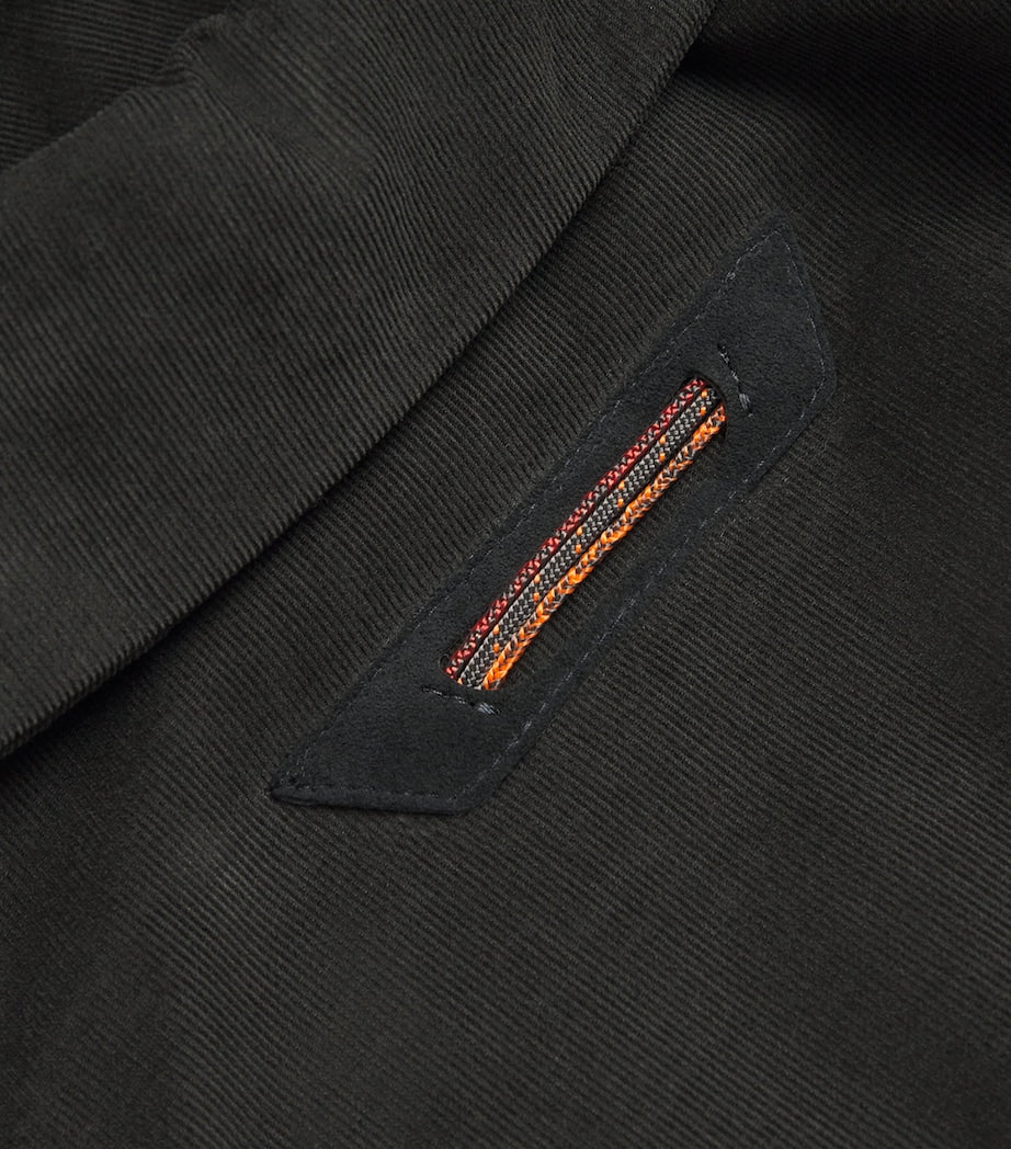 Sease Green Cotton Padded Gate 2.0 Overshirt