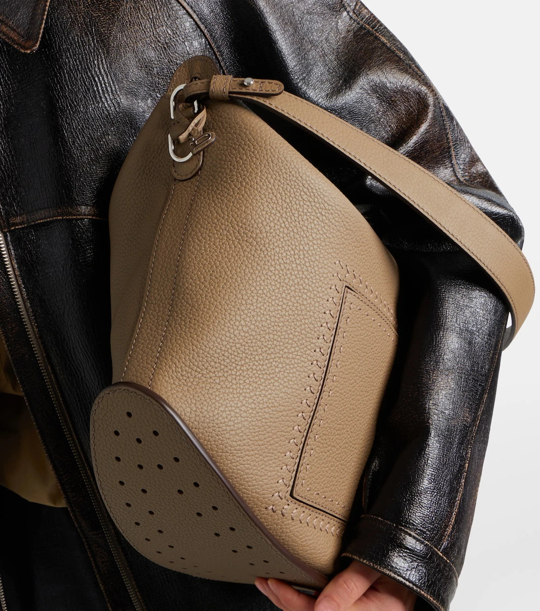 Delvaux - Pin Mini leather shoulder bag
