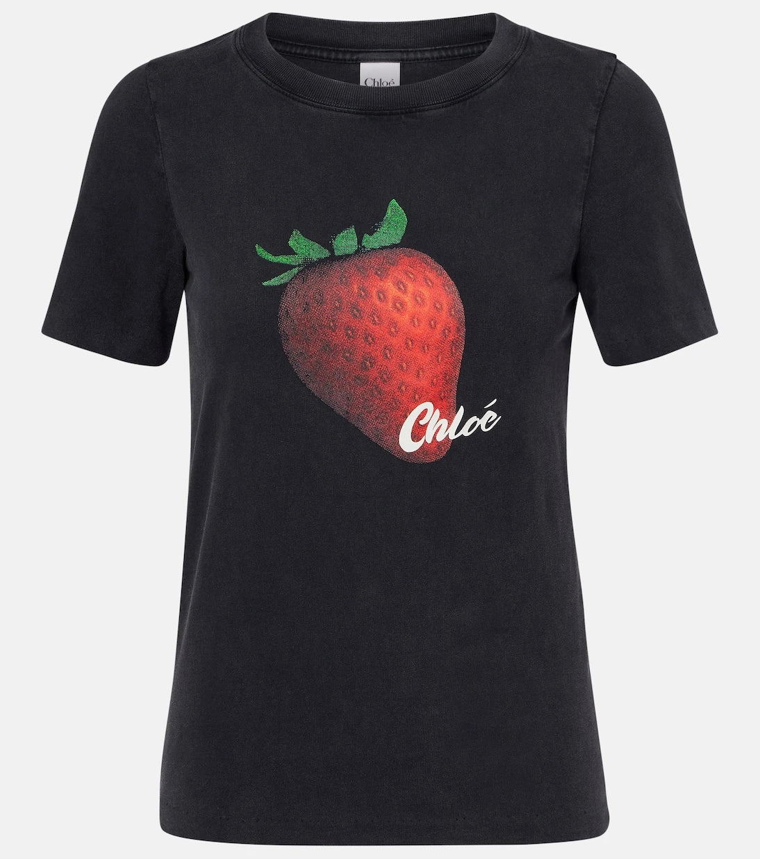 Chloé - Printed cotton jersey T-shirt