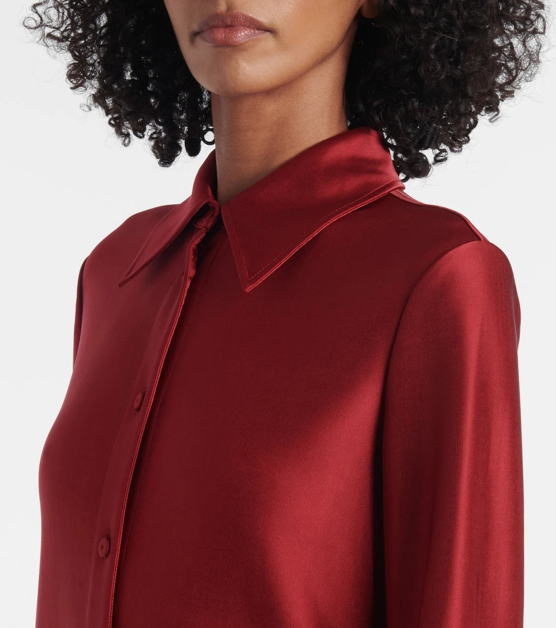 Jil Sander - Satin shirt dress
