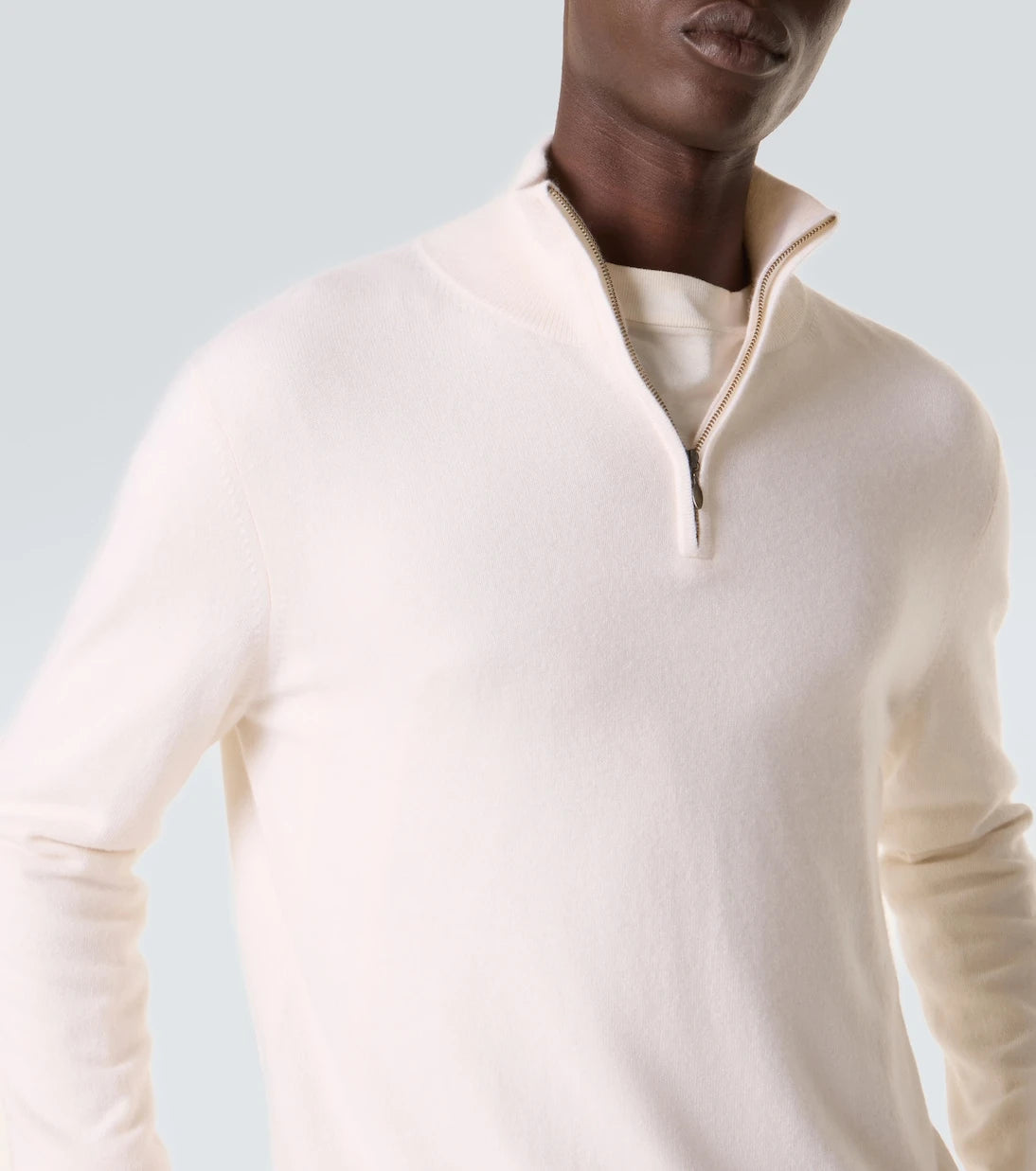 Le Kasha - Dared cashmere half-zip sweater