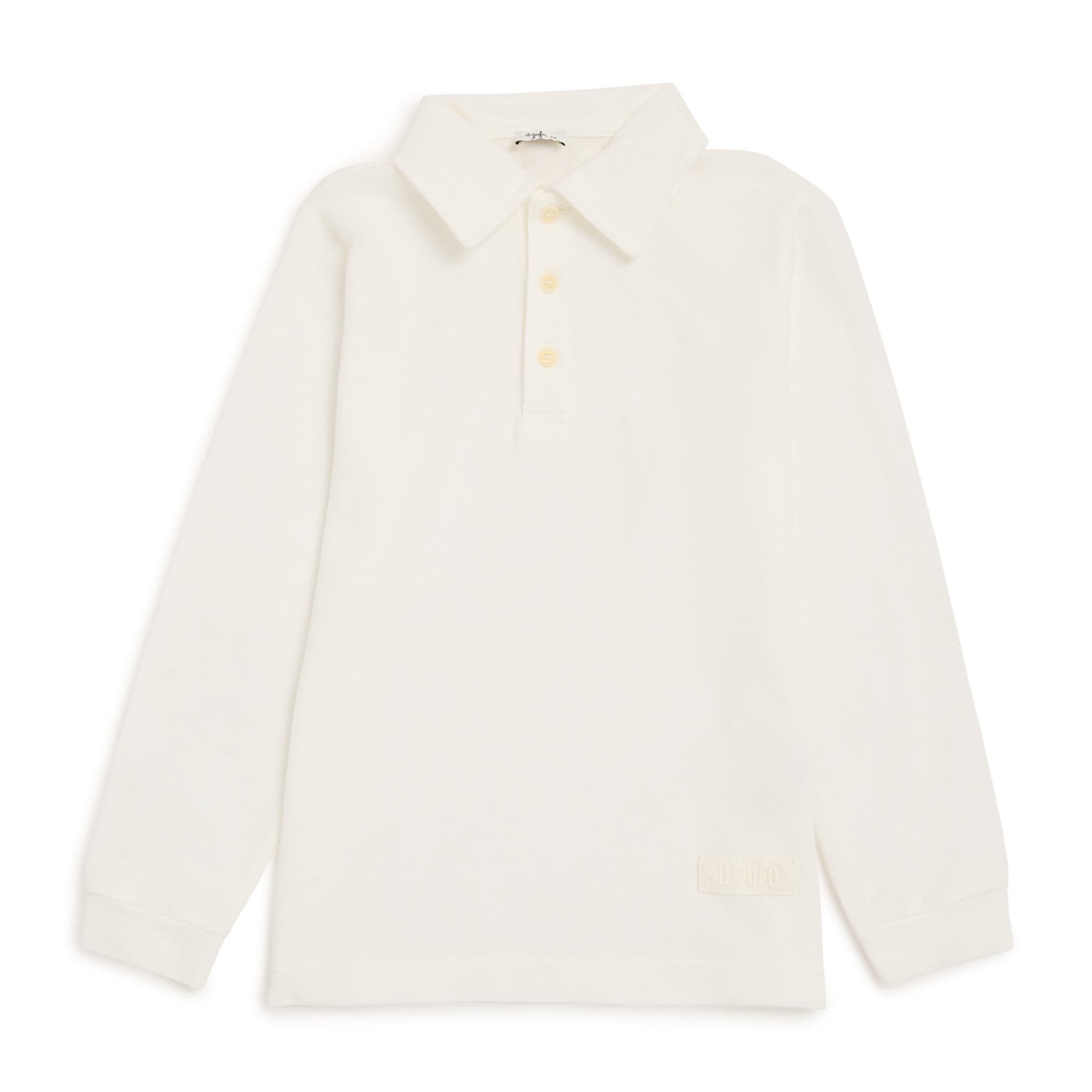 Cotton Long-Sleeve Polo Shirt (2-14 Years)
