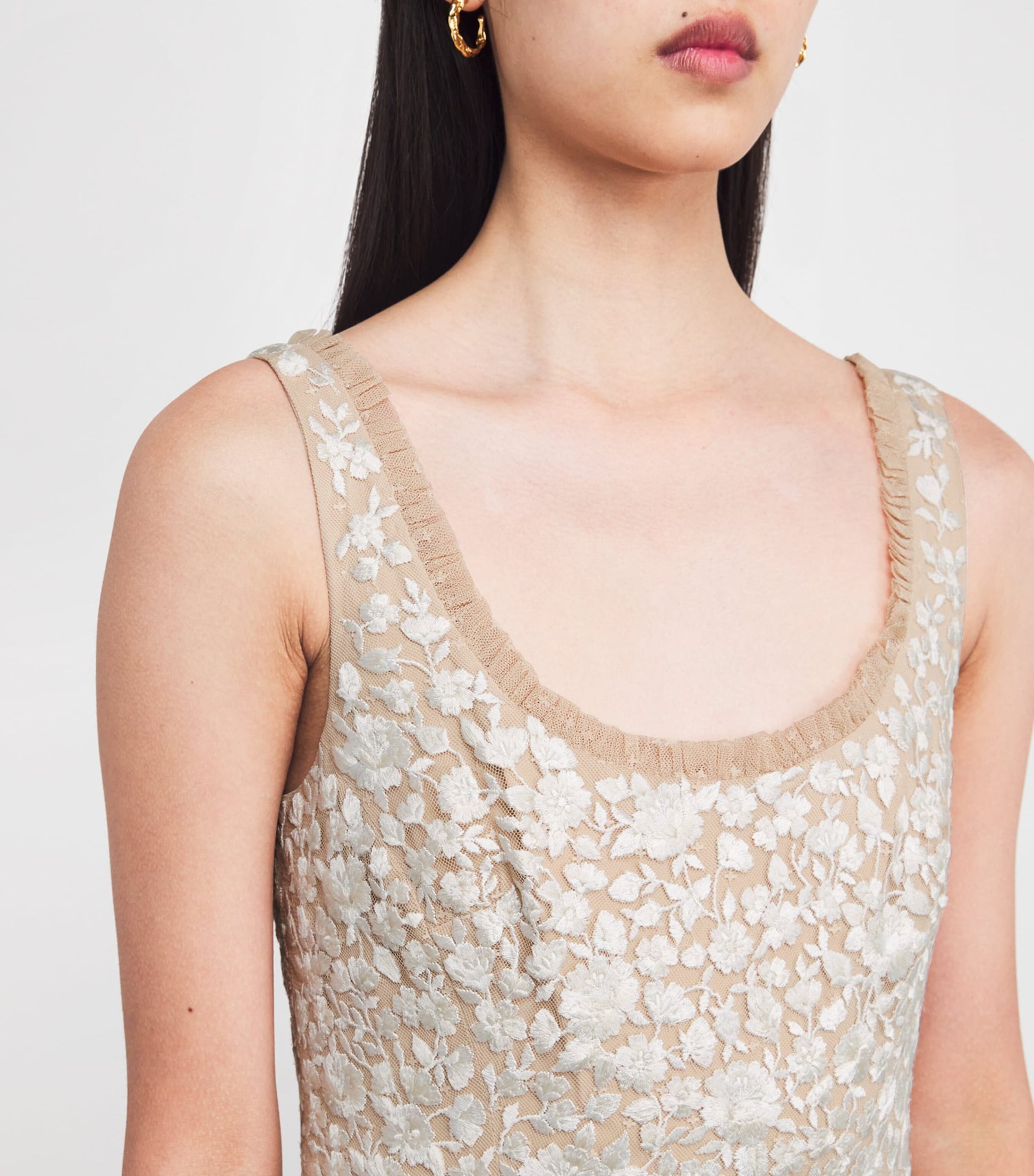 Needle & Thread Scoop-Neck Rosa Maxi Dress