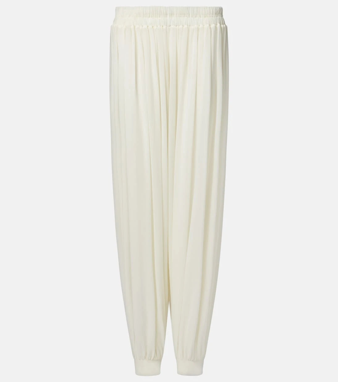 Alaïa - Silk-blend wide-leg pants
