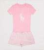 Ralph Lauren Kids Polo Pony T-Shirt and Shorts Pyjama Set (7-12 Years)