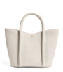 Ivory Grab Leather Rope Tote Bag