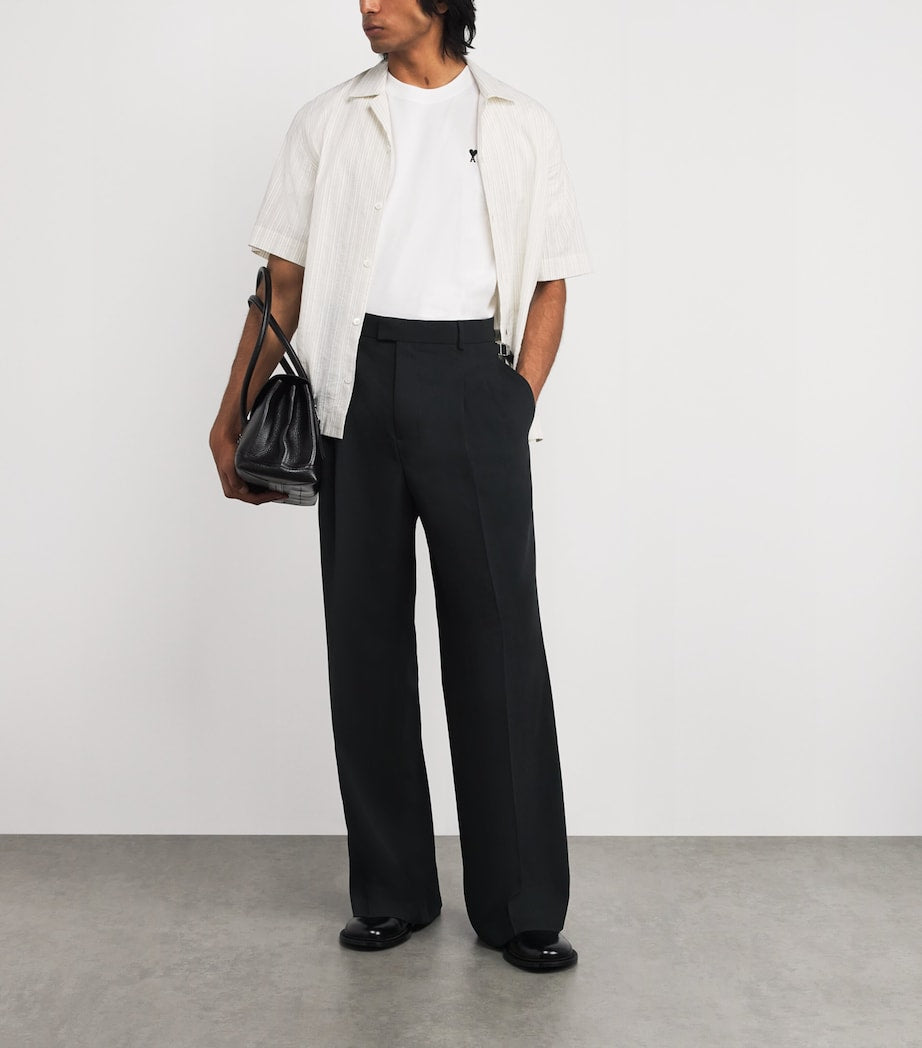 Cotton Embroidered Ami De Coeur T-Shirt