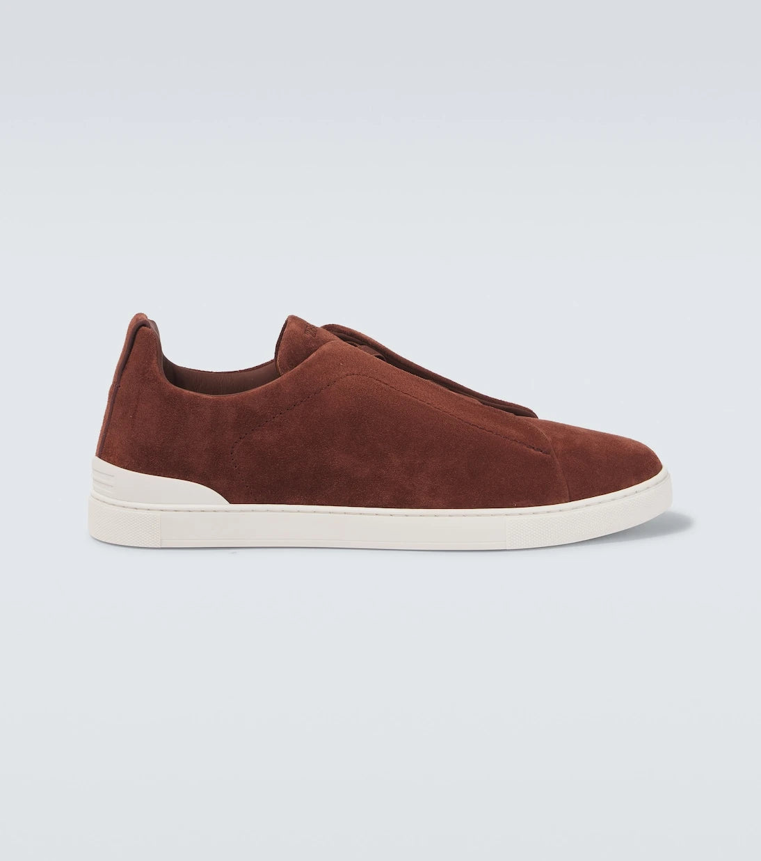 Zegna - Triple Stitch Low suede sneakers