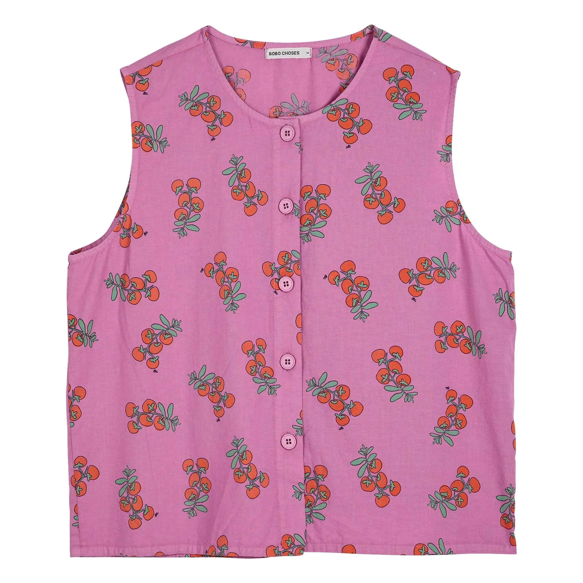 Bobo Choses - Top Tomatoes Print Organic Cotton | Purple