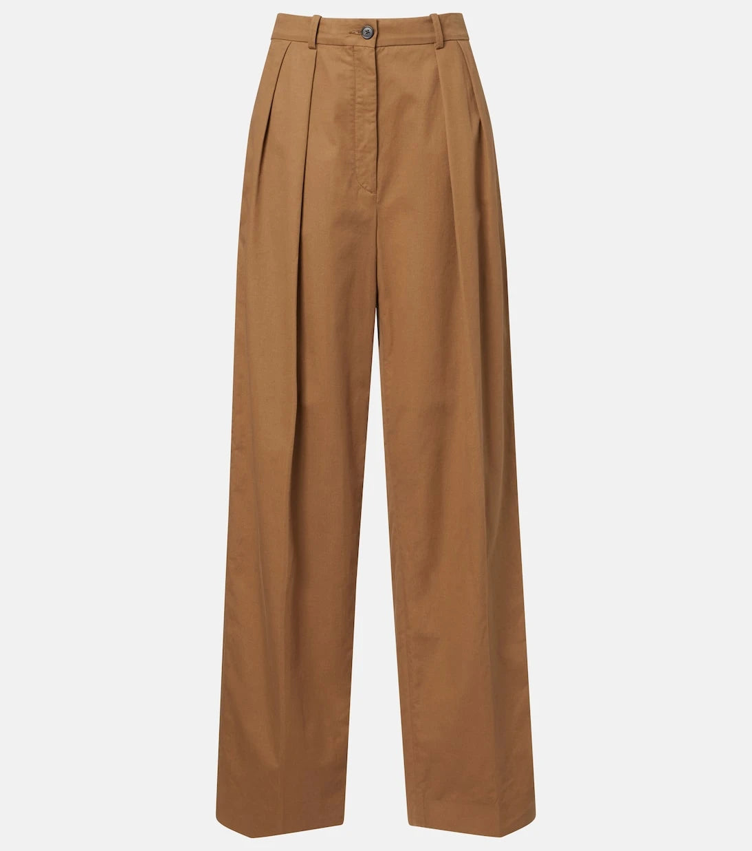 The Row - Igor cotton and cashmere wide-leg pants