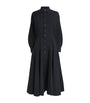 Polo Ralph Lauren Black Cotton Midi Shirt Dress