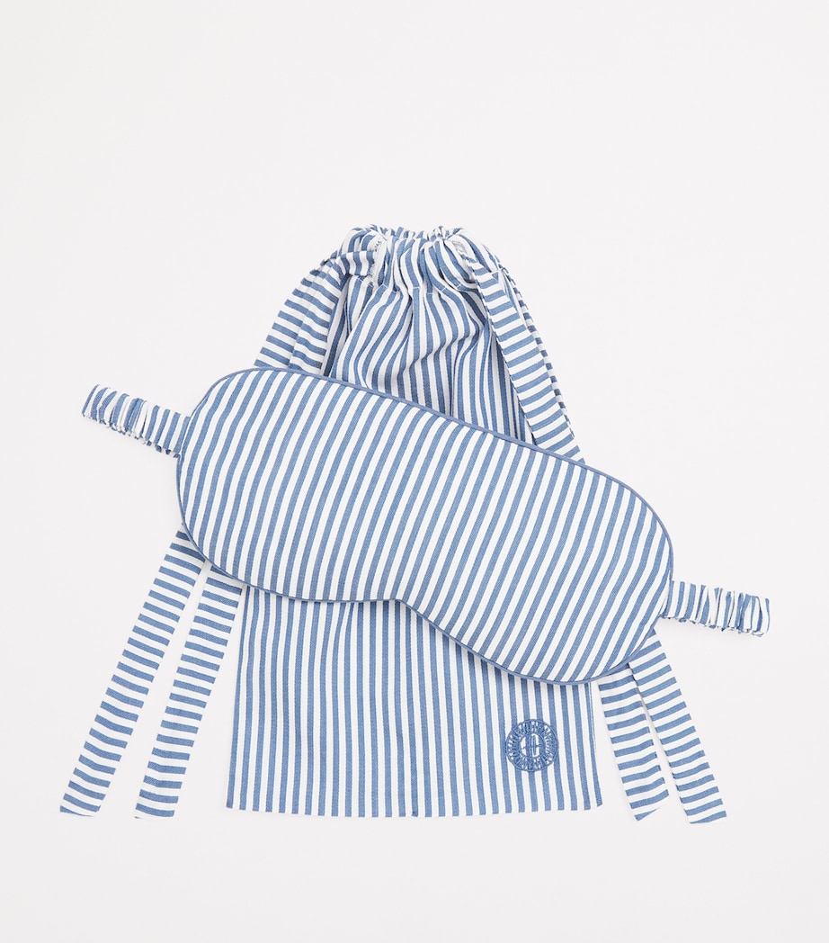Cotton Striped Sleep Mask
