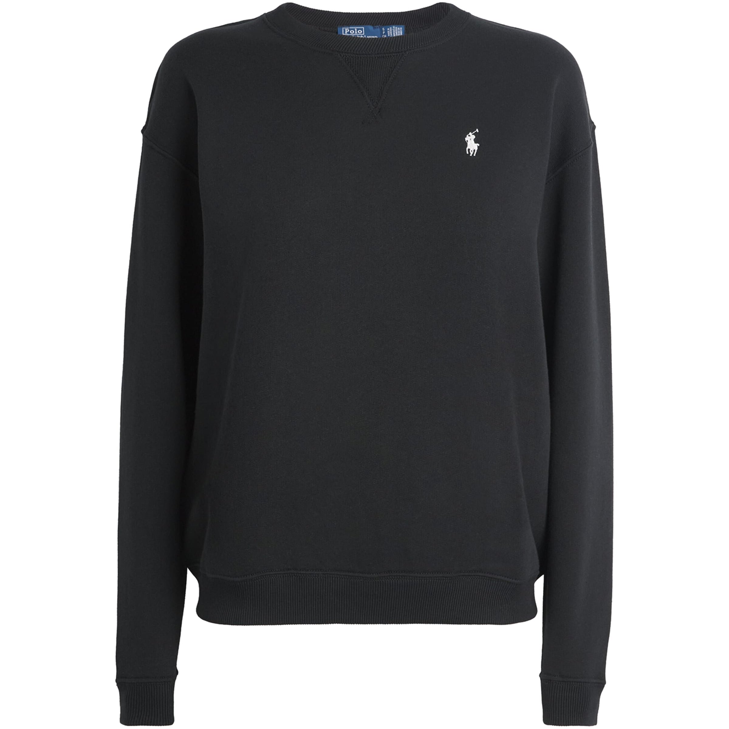 Fleece Polo Pony Sweatshirt POLO BLACK
