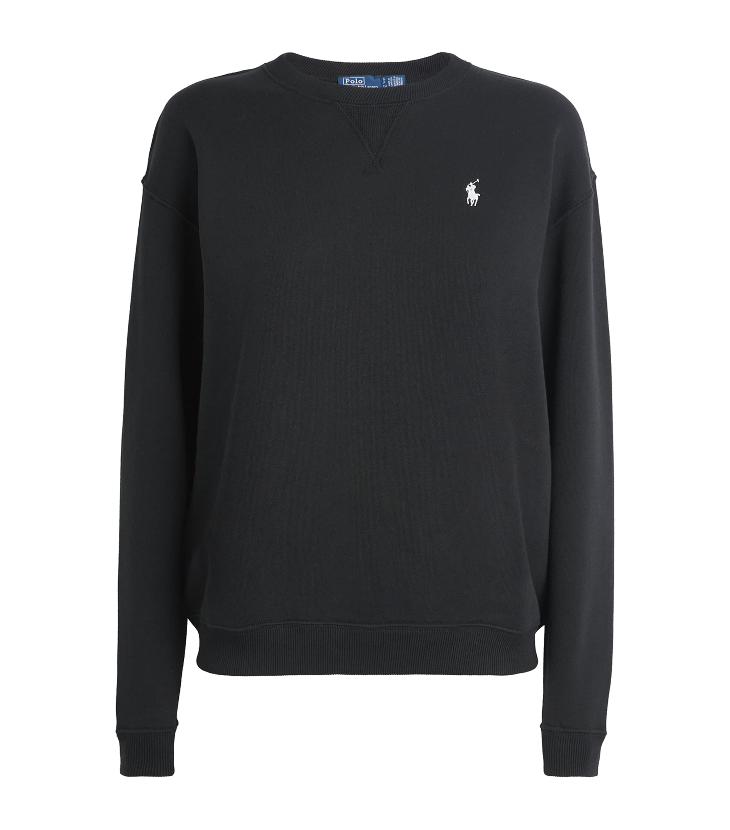Fleece Polo Pony Sweatshirt POLO BLACK