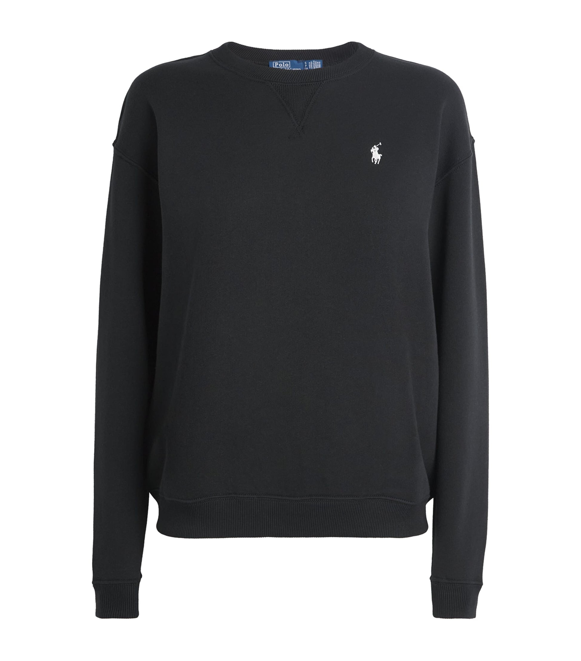 Fleece Polo Pony Sweatshirt POLO BLACK