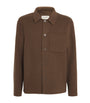 Officine Generale Brown Wool Overshirt