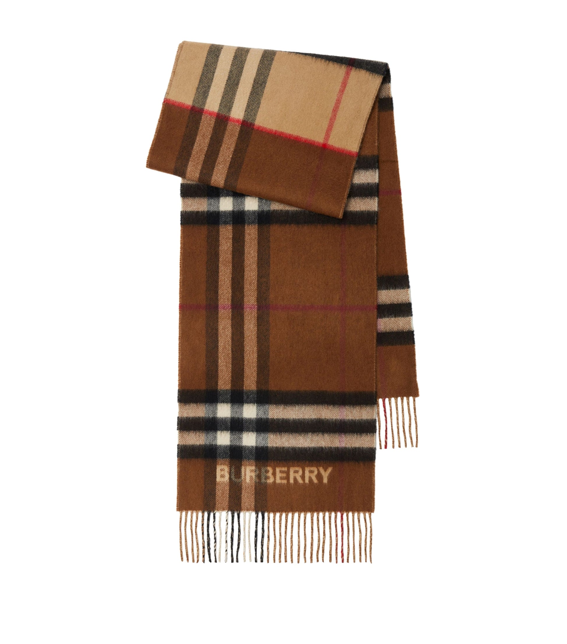 Burberry Cashmere Contrast Check Scarf