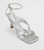 Metallic Leather Riva Sandals 90