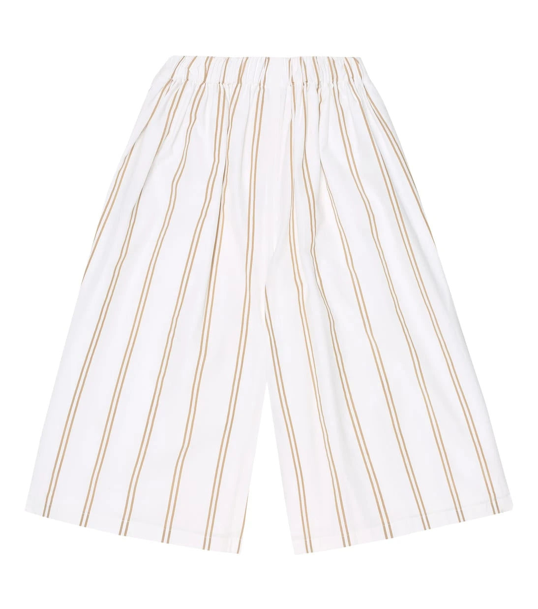 Brunello Cucinelli Kids - Striped cotton culottes