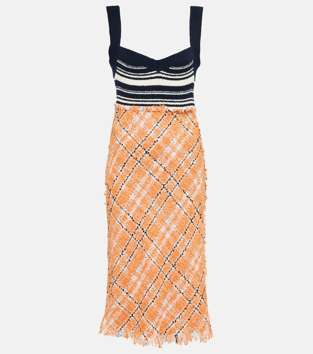 Marni - Patterned cotton-blend midi dress