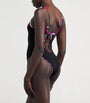 Black Tonal Cut-Out Swimsuit
