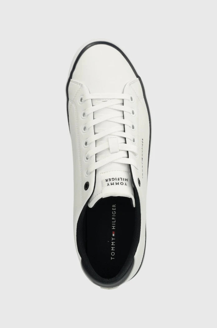 Кожени кецове Tommy Hilfiger TH HI VULC CORE LOW LEATHER ESS