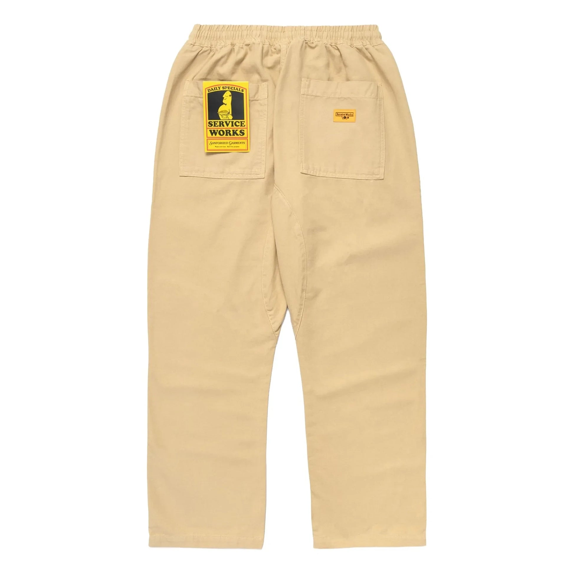 Service Works - Classic Canvas Chef Organic Cotton Pants | Beige