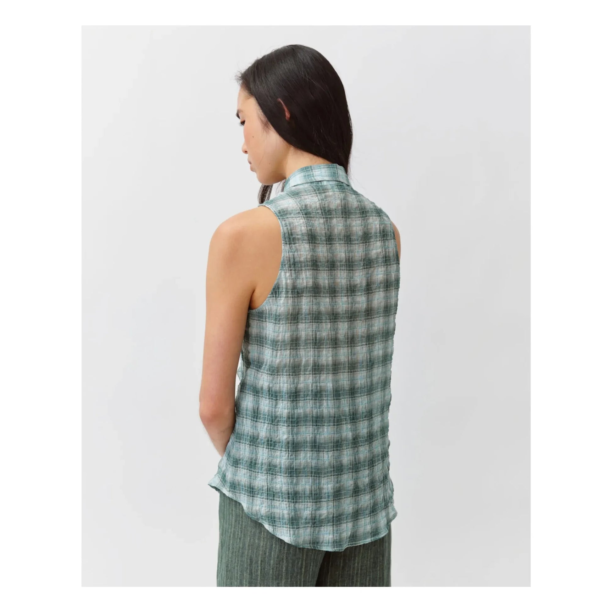 Diega - Cheka Stripes Shirt | Aqua