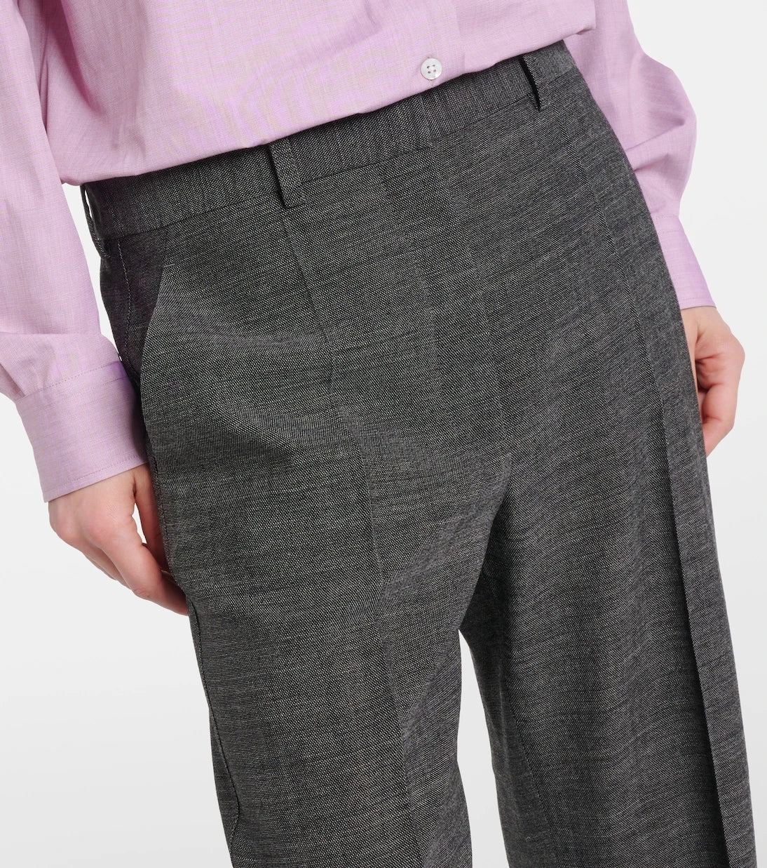 The Row - Gandal virgin wool twill straight pants