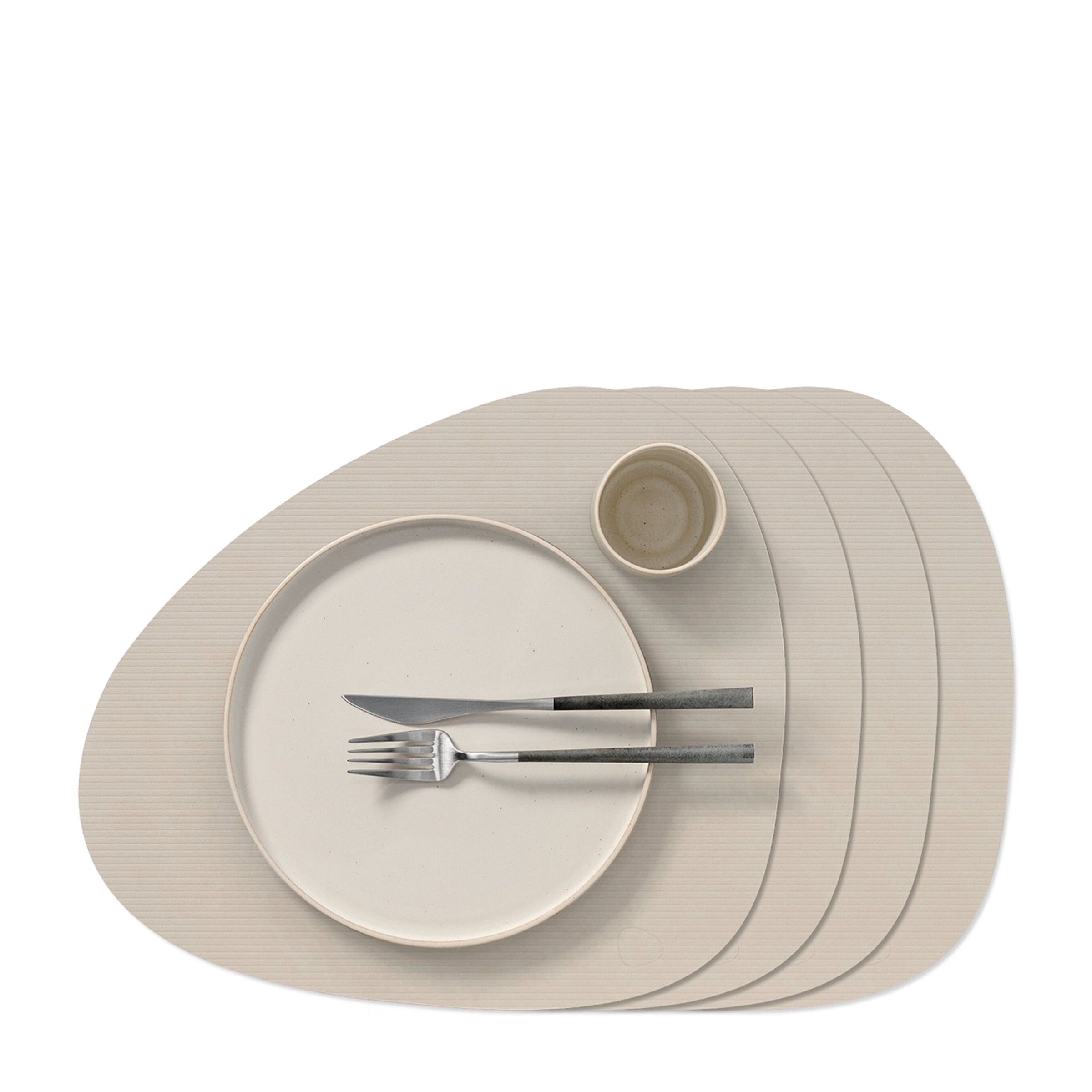 Large Curve Corduroy Placemat (Set of 4)