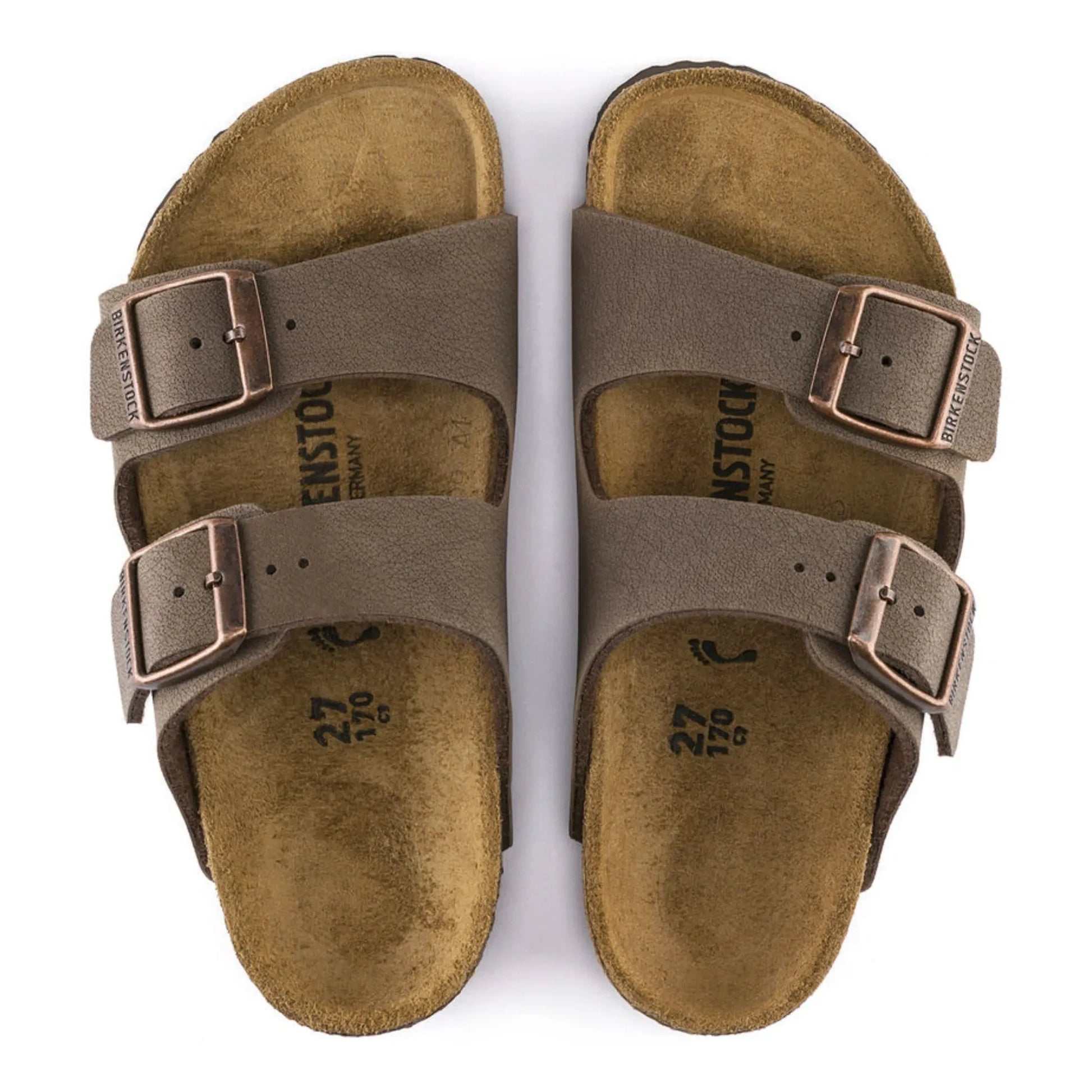 BIRKENSTOCK - Birkibuc Arizona Sandals | Brown