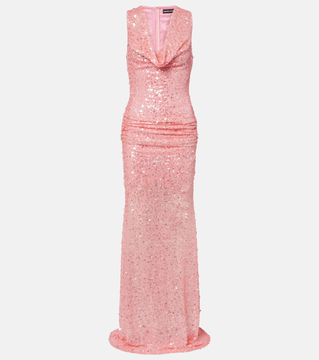 David Koma - Sequined draped gown