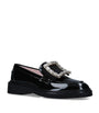 Patent Viv' Ranger Strass Buckle Loafers