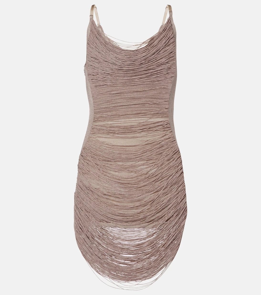The Attico - Fringed minidress