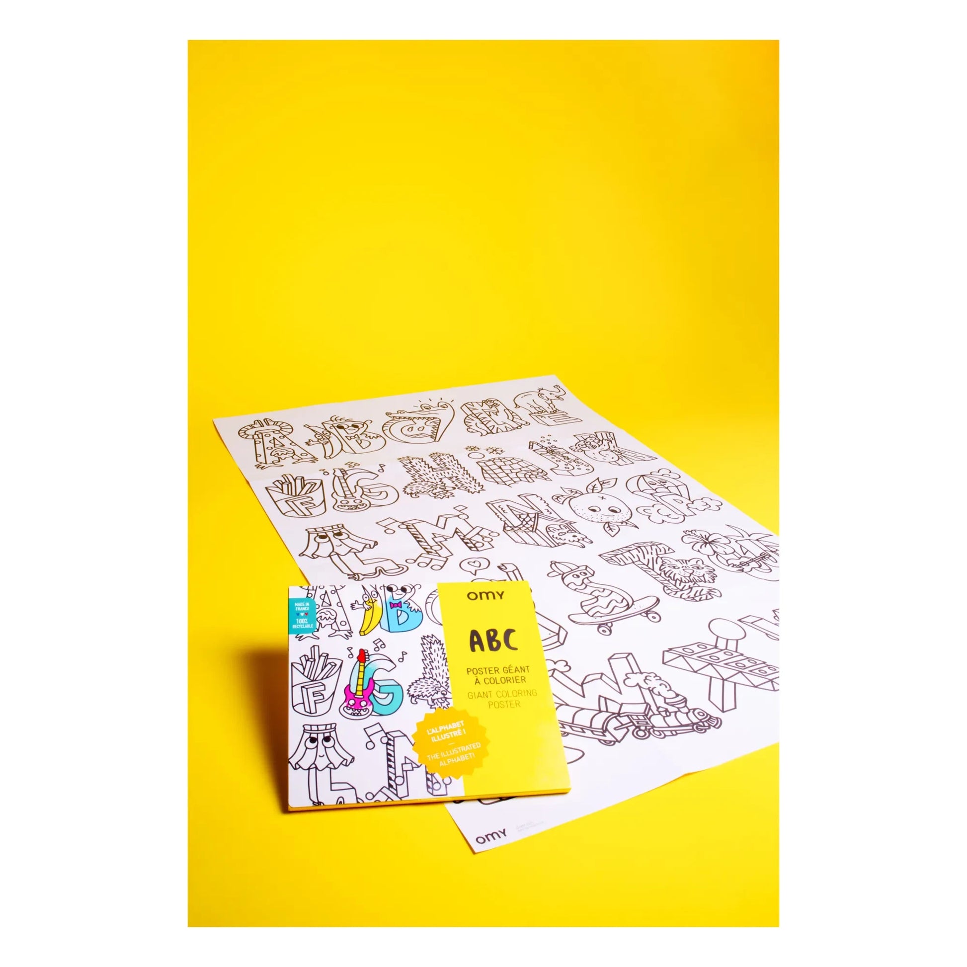 Omy - Giant ABC Colouring Poster