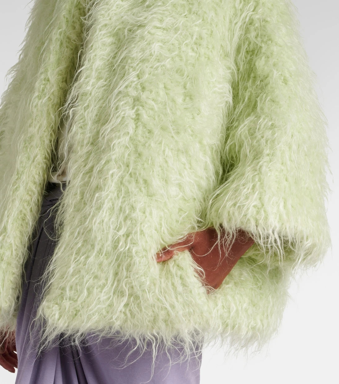 Dries Van Noten - Faux shearling jacket
