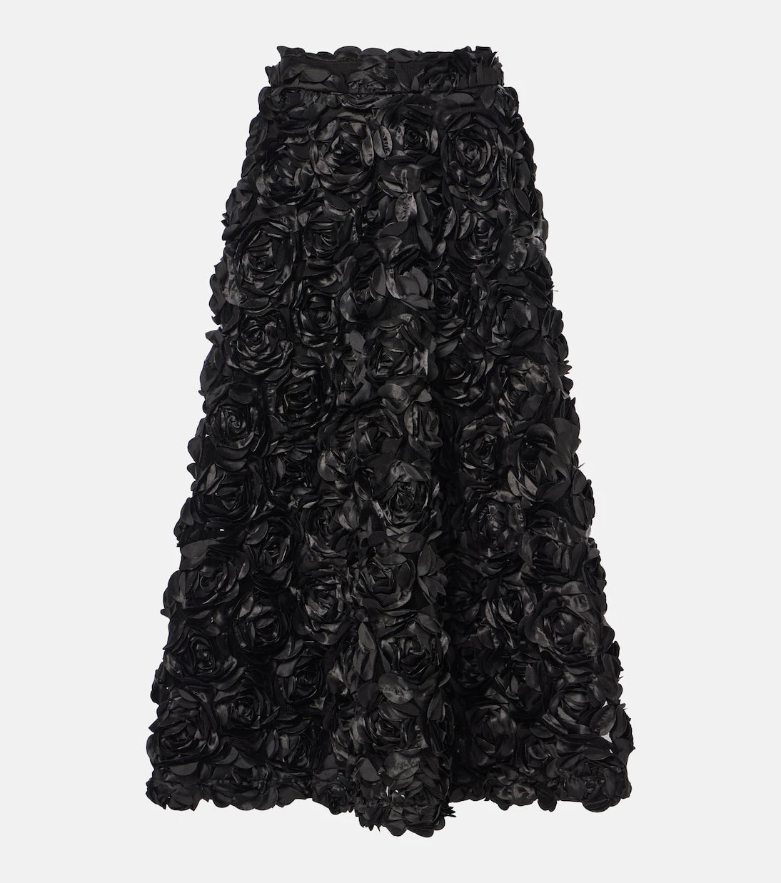 Rotate - Sun floral-appliqué high-rise maxi skirt