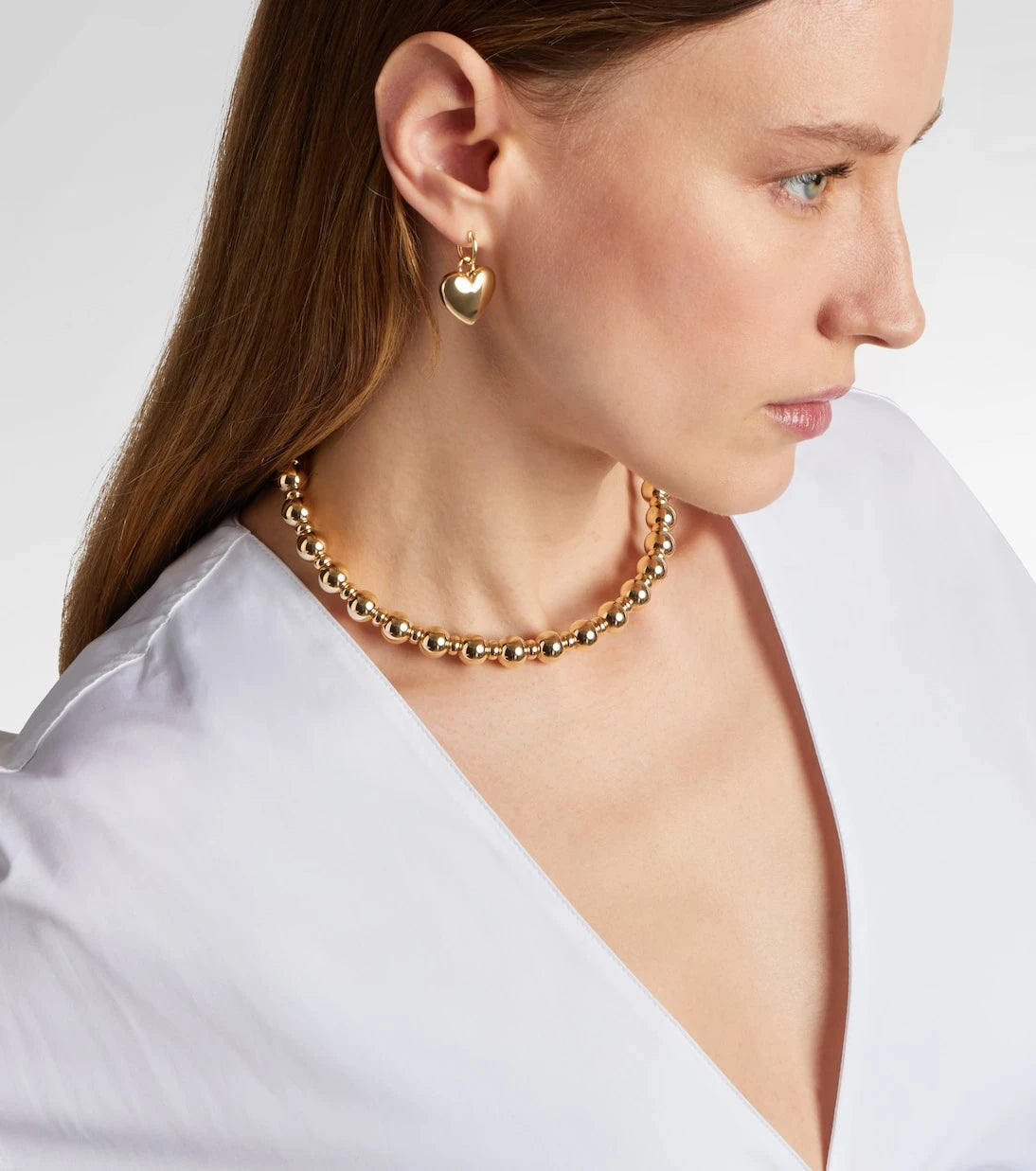 Roxanne First - Puffy Pop 14kt gold necklace